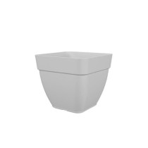 Pot a fleurs et plantes carré CAPRI CAMPANA - Plastique - 37x37 cm -