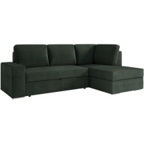 Canapé d'angle droit convertible ARTEMIS 4 places - Velours côtelé