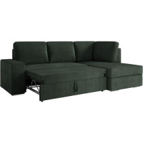 Canapé d'angle droit convertible ARTEMIS 4 places - Velours côtelé