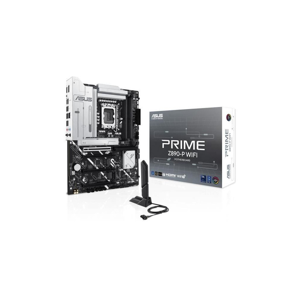 Carte mere - ASUS - PRIME Z890-P WIFI - DDR5 SDRAM - Wi-Fi intégrée