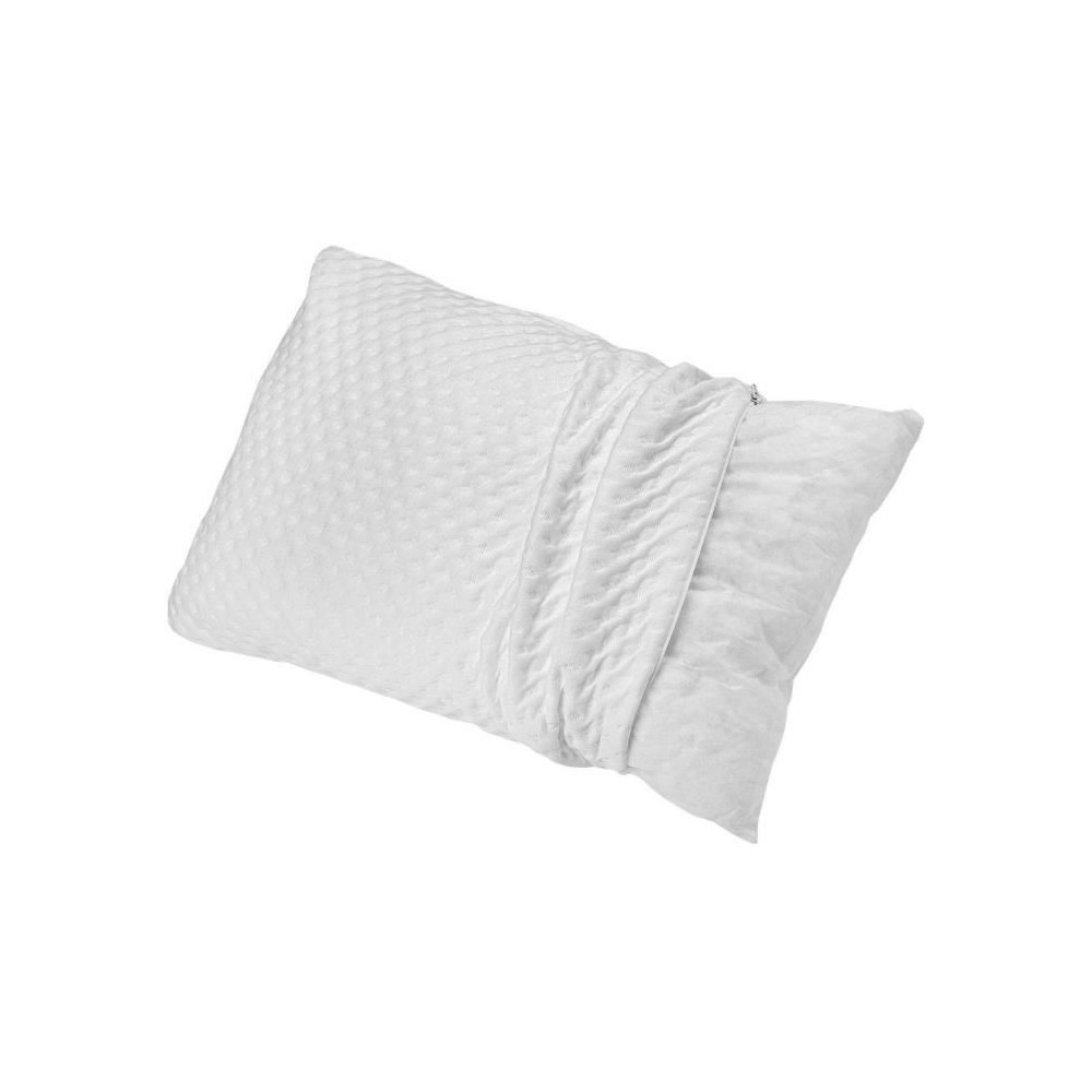 Oreiller - TOISON D'OR - Memotec - Confort souple - 60x60cm - Blanc Oreiller - TOISON D'OR - Memotec - Confort souple - 60x60cm - Blanc