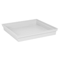 EDA Soucoupe carrée Toscane - 40 cm - Blanc