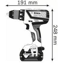 Perceuse-visseuse 18V GSR 18V-28 (sans batterie ni chargeur) en coffre