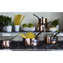 Casserole cuivre - BAUMALU - 12 cm - Cuivre massif - Intérieur étam