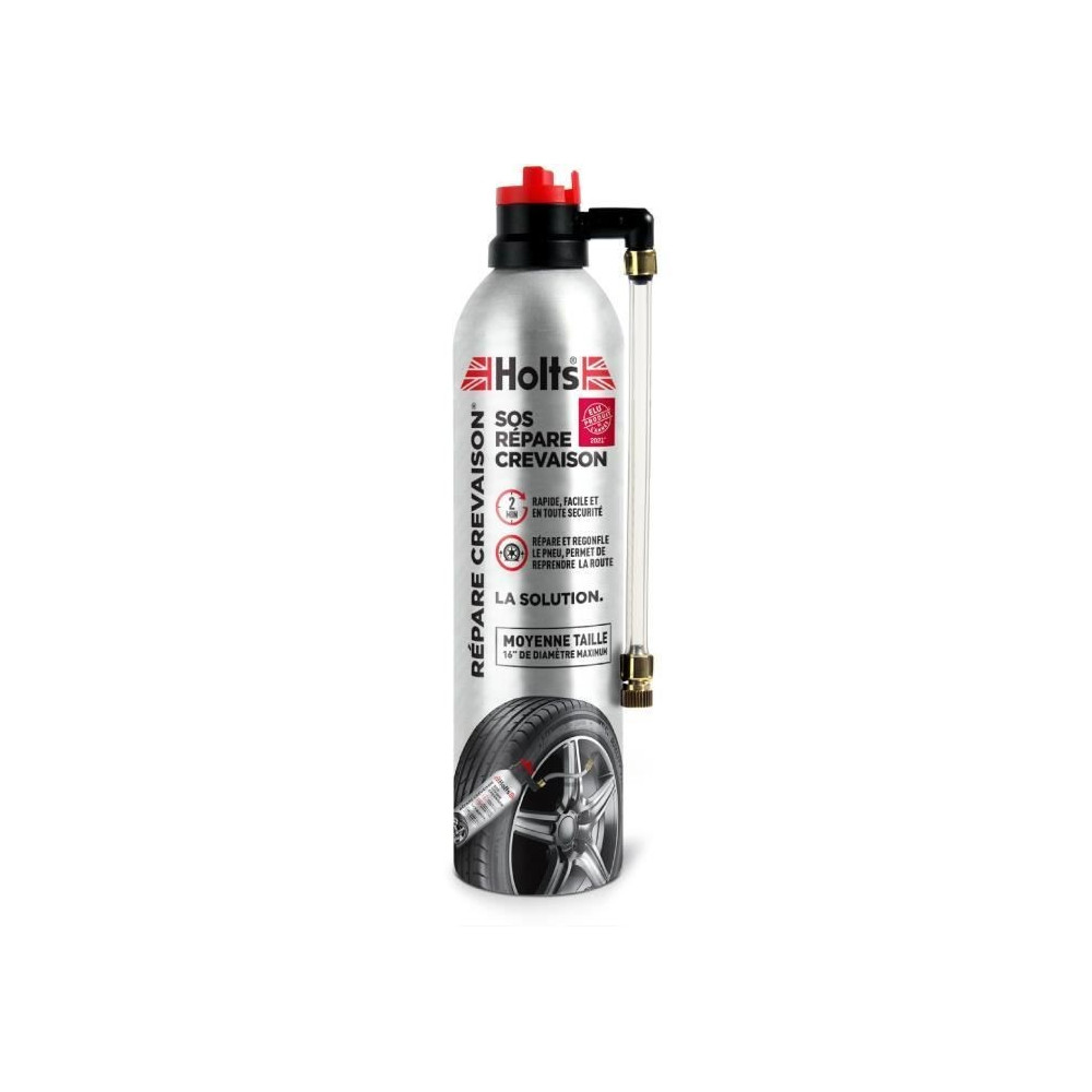 Répare-crevaison rapide Holts pour (pneu 155 /195 mm) petite citadine