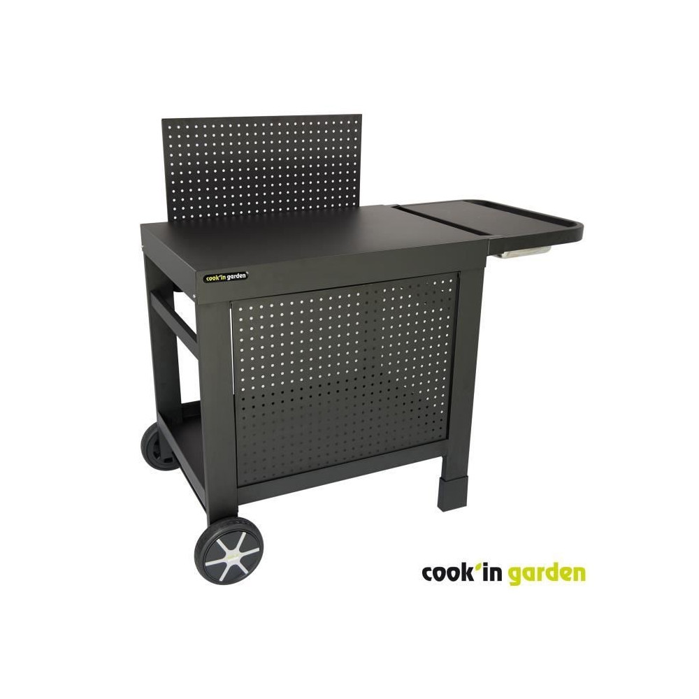 Desserte COOK'IN GARDEN REVA 110 PREMIUM - 100% métal - Surface de tr
