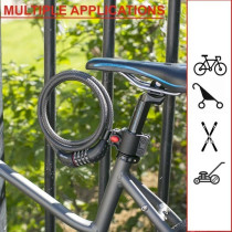 Antivol pour vélo - MASTER LOCK - 8120EURDPRO - Câble torsadé en ac