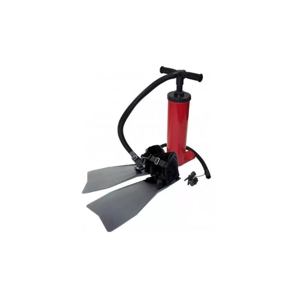 SEVEN BASS - Pack ACCESSOIRES FLOAT TUBE - POMPE double action + Palme