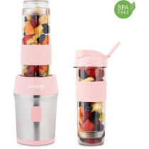 Mini blender - SMOO12 - 300 W - 570 mL - Rose pastel - 2 gourdes inclu