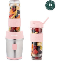 Mini blender - SMOO12 - 300 W - 570 mL - Rose pastel - 2 gourdes inclu
