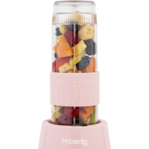 Mini blender - SMOO12 - 300 W - 570 mL - Rose pastel - 2 gourdes inclu