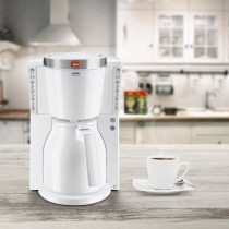 Cafetiere filtre MELITTA Look IV Therm Selection 1011-11 Blanc/Acier B