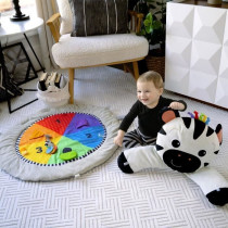 BABY EINSTEIN Tapis d'éveil Ocean Explorers - Zen le Zebre, arche de