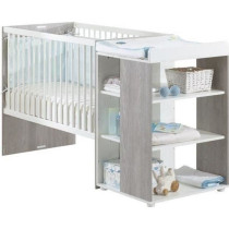 Lit bébé Combiné Evolutif BABYPRICE SITTA - Couchage 60 x 120 cm -