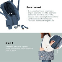 Babymoov Sac (a langer) Day to Day - Tendance et Fonctionnel, Capacit