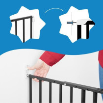 Badabulle Barriere de sécurité Enfant Safe&Protect XL - Extensible (