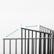 Badabulle Barriere de sécurité Enfant Safe&Protect XL - Extensible (