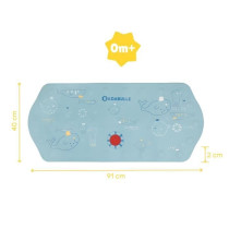 Badabulle Tapis de bain XXL antidérapant avec témoin de température