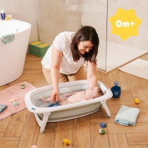 BADABULLE Baignoire pliable, 35L, super compact, bouchon de vidange t