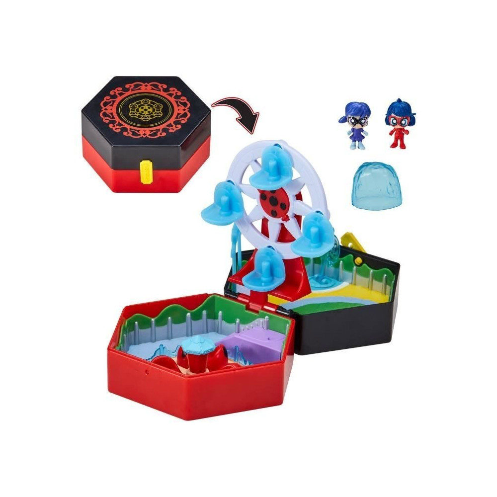 BANDAI - Miraculous Ladybug - Mini univers Chibi Parc d'attractions -