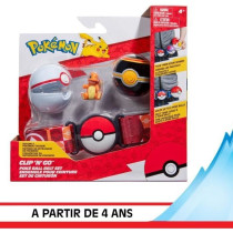 Ceinture - BANDAI - Pokémon Clip ‘N' Go - 1 ceinture, 2 Poké Balls