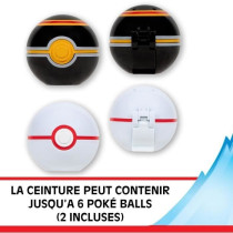 Ceinture - BANDAI - Pokémon Clip ‘N' Go - 1 ceinture, 2 Poké Balls