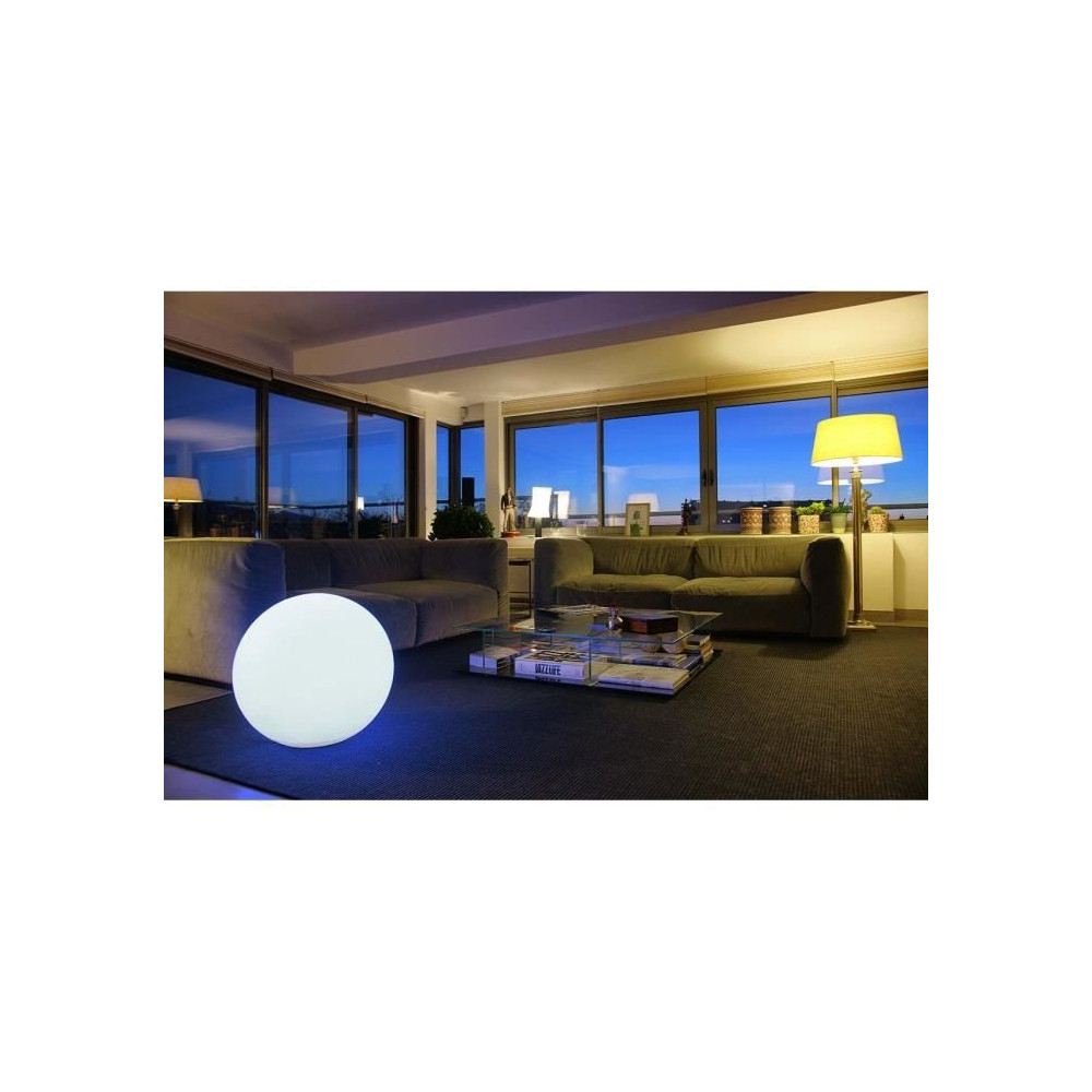 LUMISKY - Boule lumineuse filaire pour extérieur LED - blanc BOBBY -