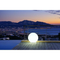LUMISKY - Boule lumineuse filaire pour extérieur LED - blanc BOBBY -