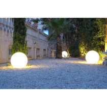 LUMISKY - Boule lumineuse filaire pour extérieur LED - blanc BOBBY -