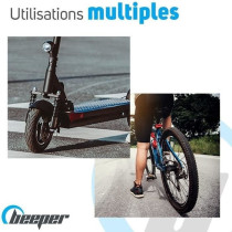 Antivol trottinette et vélo - BEEPER - Câble 60 cm - Code 4 chiffres