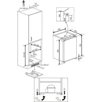 Réfrigérateur BEKO - B1854N - Table top - intégrable - 110 L (97L+1