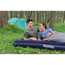 Matelas gonflable camping - BESTWAY - 2 places - 191x137x22 cm avec po