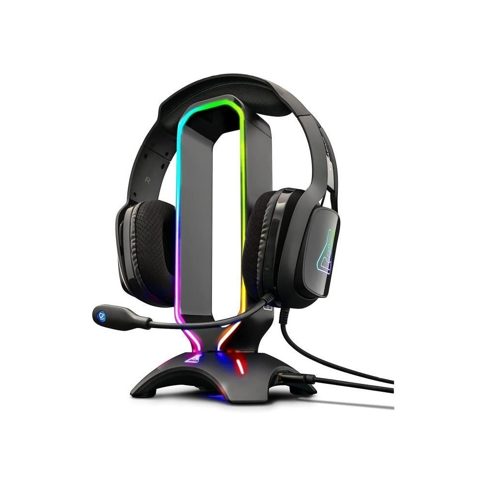 Support pour Casque Gamer - The G-Lab - K-STAND RADON - RGB - USB - No