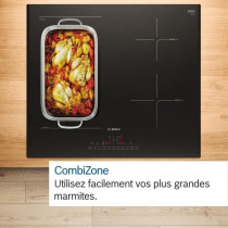 Table induction 60cm - BOSCH SER6 - PVS63KHC1E Noir - 4-foyers - Home