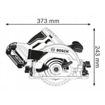 Scie Circulaire Bosch Professional GKS 18V-57 G avec lame de 165mm, sa