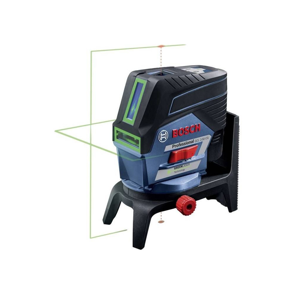 Laser lignes Bosch Professional GCL 2-50CG avec support rotatif RM2, b