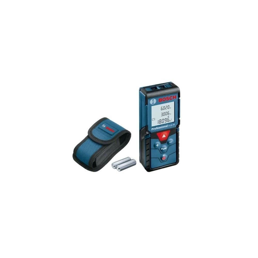 Télémetre laser Bosch Professional GLM 40 (laser rouge, portée: 0,1