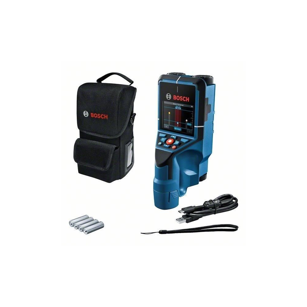 Détecteur mural Bosch Professional D-Tect 200 C en sacoche avec drago
