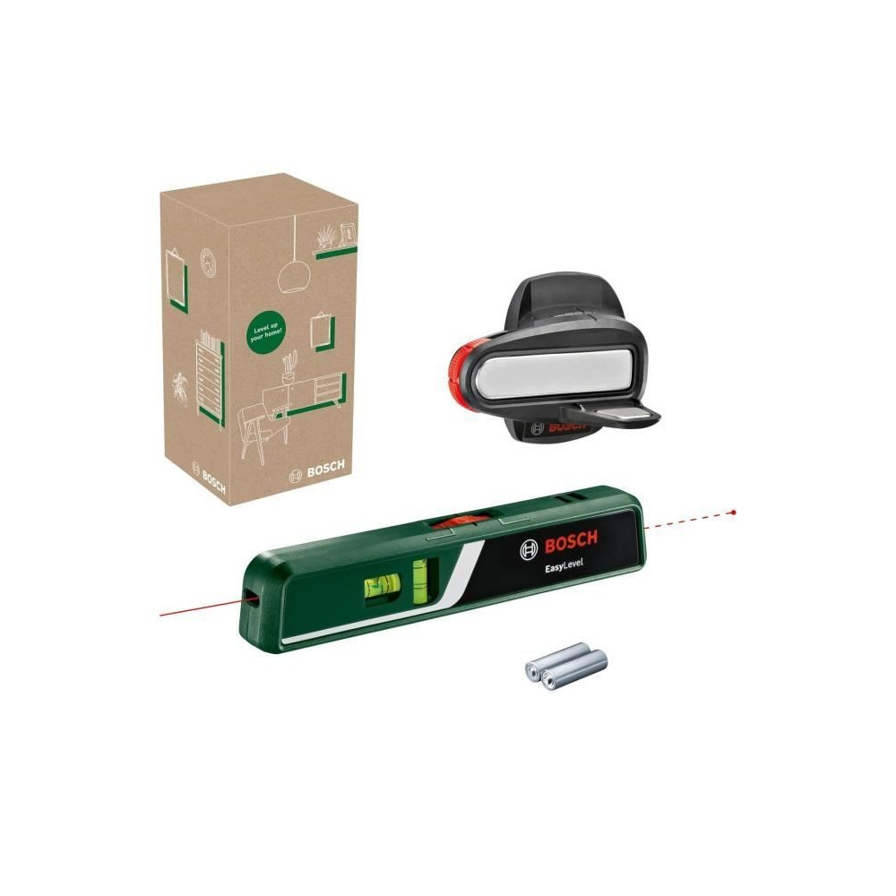 Niveau laser a bulle EasyLevel de Bosch avec support mural (ligne lase