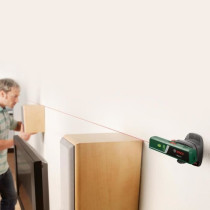 Niveau laser a bulle EasyLevel de Bosch avec support mural (ligne lase
