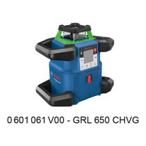 Laser rotatif Bosch Professional GRL 650 CHVG avec batterie, piles, ce