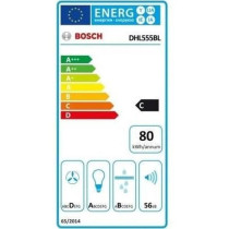 Groupe filtrant 650 m3/H - BOSCH DHL555BL - 50 cm - Classe C 79.8 kWh/