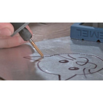 Fraise en carbure de tungstene Dremel Max 9901 - ø3,2mm cylindre