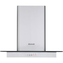 Hotte décorative murale BRANDT BHB1644IX - 60cm - Evacuation & recycl