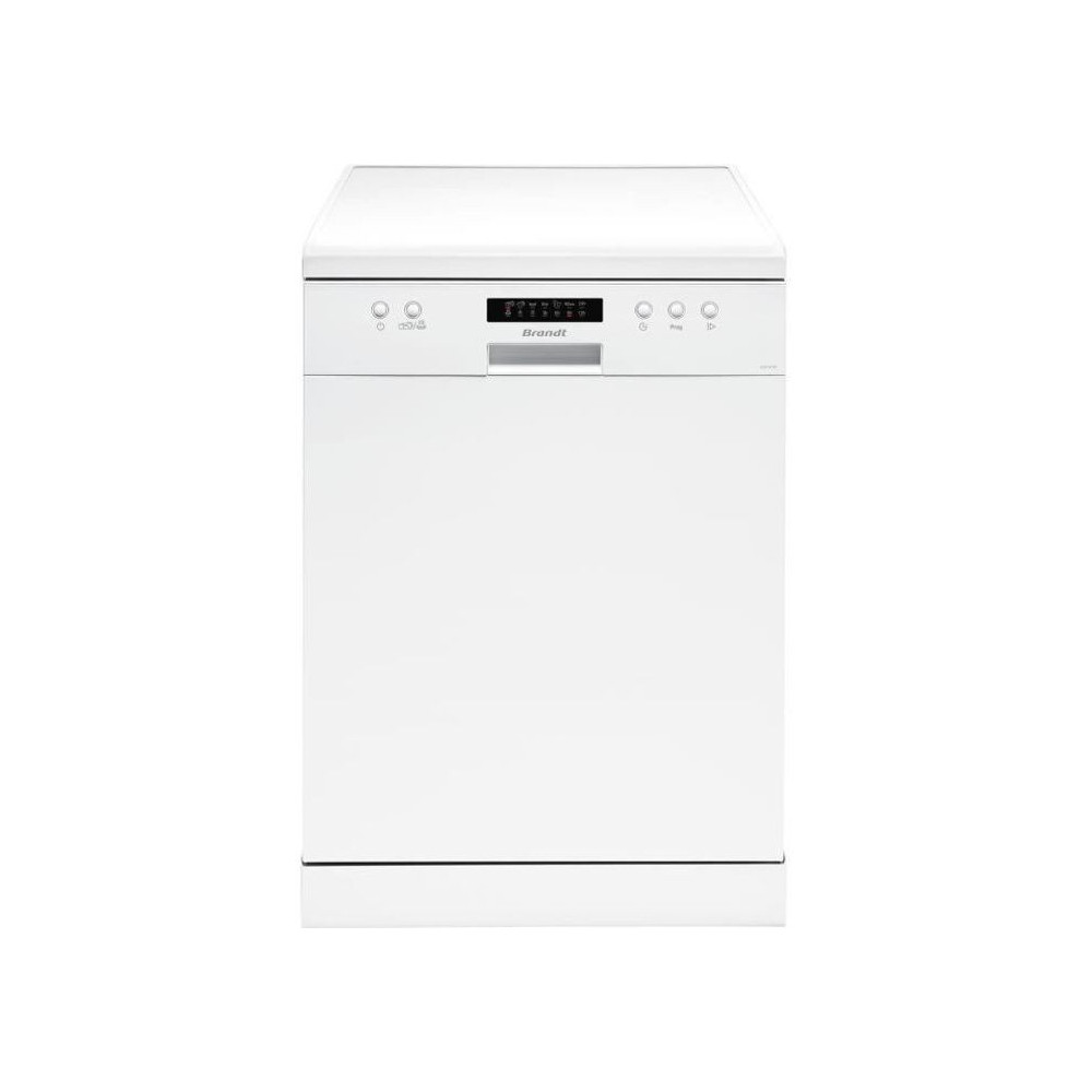 Lave-vaisselle pose libre BRANDT LVC147W - 14 couverts - L60cm - 47dB