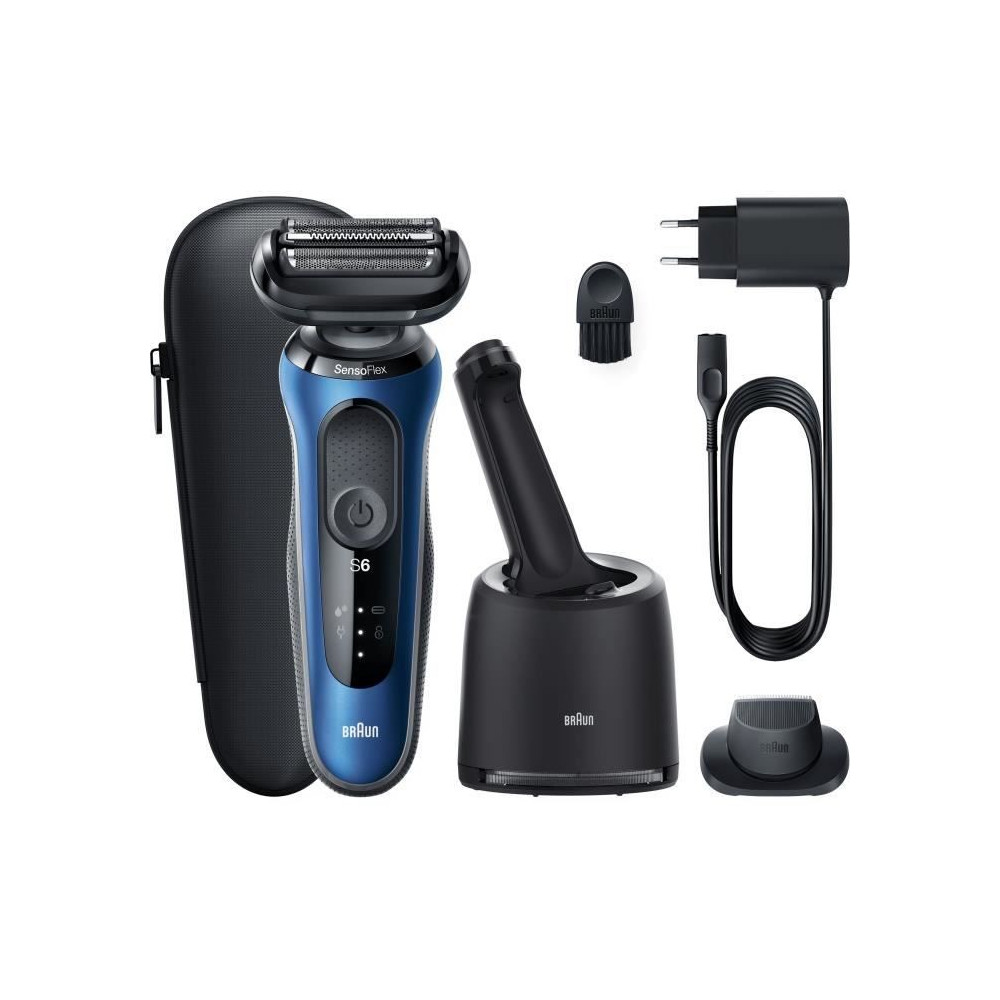 Rasoir Électrique BRAUN Series 6 61-B7200cc - Tete pivotante SensoFle