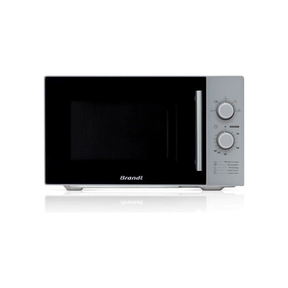Micro-ondes monofonction pose libre BRANDT SM 2602S silver - 26 L - 90