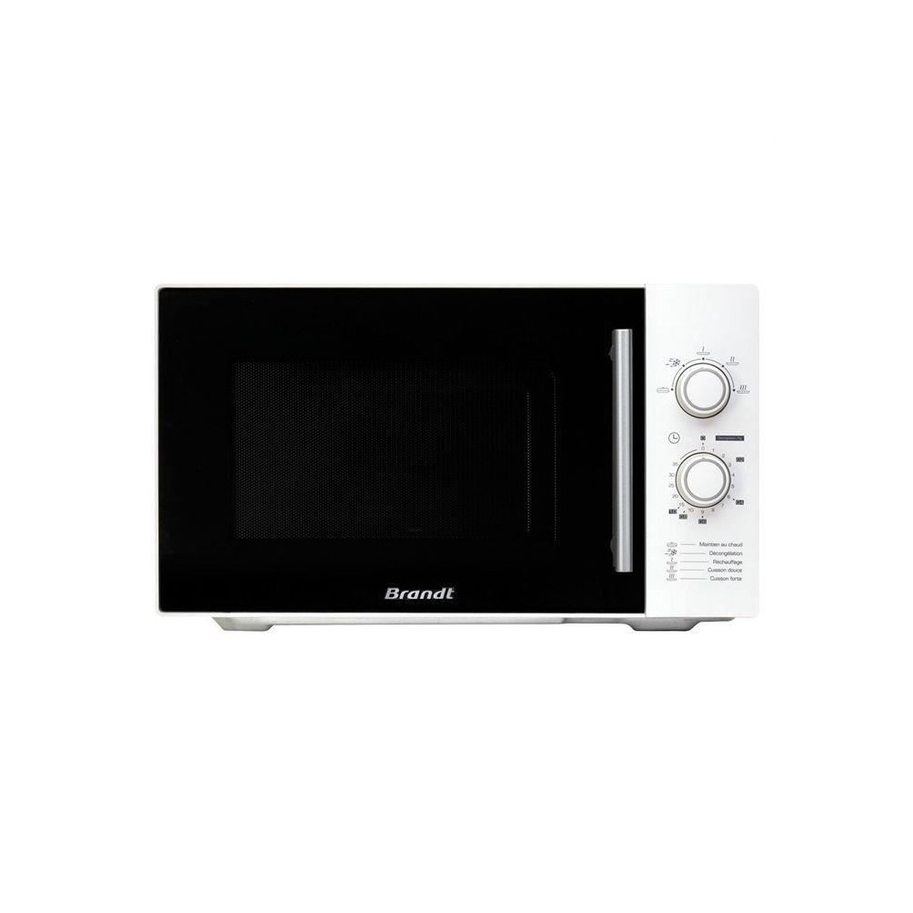 Micro-ondes monofonction BRANDT SM2602W - Blanc - 26 L - 5 niveaux de