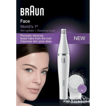 Braun FaceSpa 810 Épilateur Électrique Femme Visage et Épilation,