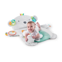 BRIGHT STARTS Tapis d'éveil Ours Polaire, Coussin de support pour pos